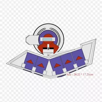 Yugioh Duel Disk Прозрачный Yu-gi-oh! Duel Links Yugi Mutou железные нашивки для одежды, наклейки с аппликацией на одежду, термочувствительная нашивка на заказ