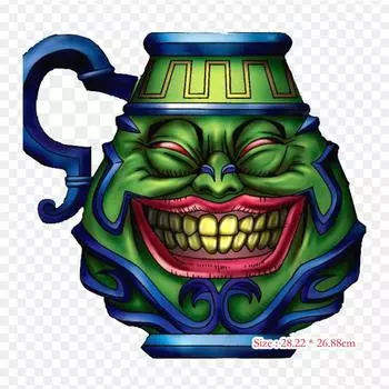 Yugioh Pot Of Greed Yugi Mutou Jaden Yuki железные нашивки для одежды, наклейки с аппликациями на одежду, термочувствительная нашивка на заказ