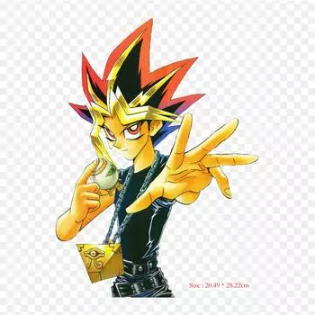 Yugioh Yugi Render Yugi Mutou Yami Yugi железные нашивки для одежды, наклейки с аппликацией на одежду, термочувствительная нашивка на заказ