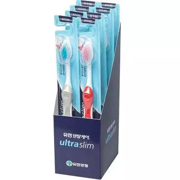 Yuhan Dental Care Ultra Slim Ультратонкая зубная щетка, случайно отправленная 1 шт., 8 шт. Корейская зубная щетка, здоровье зубов