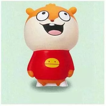 Yuji Nishimura Konezumi Мягкая виниловая коллекция Papparapa Gacha Gacha Capsule Toy [2. (с постаментом)] (один предмет)