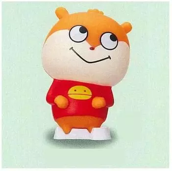 Yuji Nishimura Soft Vinyl Collection Kao with upper eyes Gacha Gacha Capsule Toy Konezumi s [3. (with pedestal)] (single item)