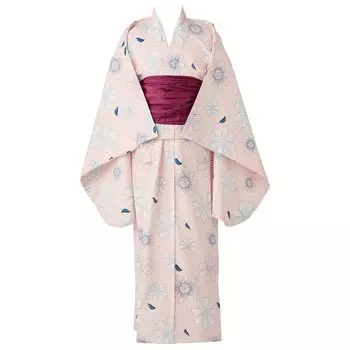 Yukata Kids Yukata Heiko Obi Набор 5217953 110см [Alice Magic] Календулы/Розовый (04)