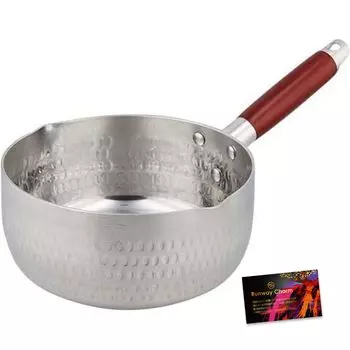 Yukihira Deep High Heat Efficiency IH Gas Fire Ultra RC наклейка в комплекте горшок, 20 см, легкий, горшок, совместимый, совместимый, легкий, прочный, серебряный