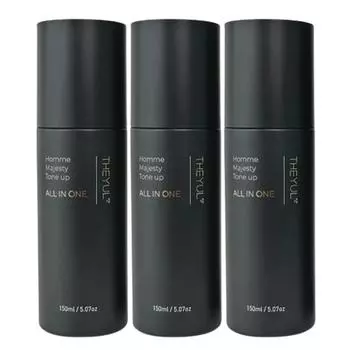 Yul Homme Whitening Wrinkle Improvement Cica Calming All-in-One, 150 мл, 3 шт.
