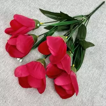 Yulania Artificial Silk Denudata Display For Wedding Gifts And Indoor Home Decor Rose Pink