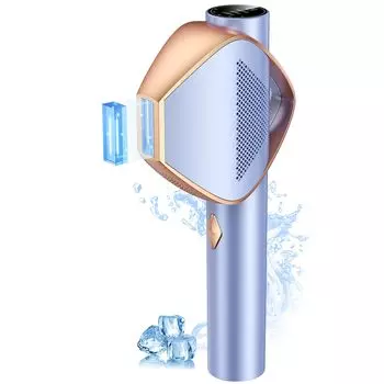 YUNDOO hair removal device compatible with vio summer new model sapphire cooling Day and beard light beauty painless hair hair removal unlimited фиолетовый