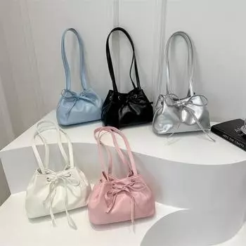 Yunduo Bag Women s Summer New High-Precision Solid Color Fresh Fashion Chain One-Shoulder Hand Carrying Small Bucket Bag