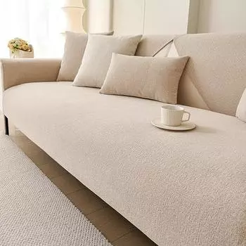 Yunhe Подушка для дивана из синели, Нескользящая универсальная подушка для дивана Four Seasons, чехол для гостиной, прямой ряд, чехол для дивана, ткань, спинка, полотенце 70*70cm