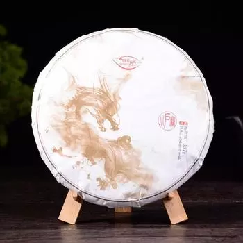 Yunnan Lincang Small Household Сай Гаошаньтоу Весенний пуэр сырой чайный торт 357г