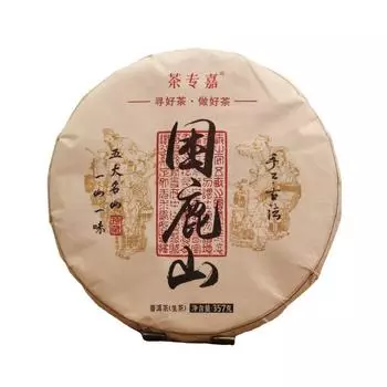 Yunnan Pu er Tea Sleepy Deer Mountain Знаменитый чай Пуэр Сырой чайный пирог 357г/12.59унц.