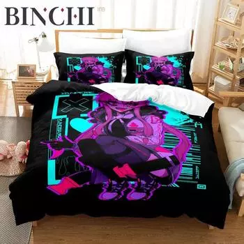 Yuno Gasai Mirai Nikki Комплект постельного белья Single Twin Full Queen King Size Комплект постельного белья Aldult Boys Bedroom Duvetcover Sets Anime Bed EU single(135x200cm)