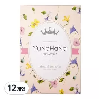 Yunohana Порошок для ванн, маленькая упаковка, 60г, 12 упаковок