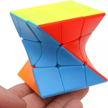 YUNTENG Cube Twist 3x3 Speed Cube без наклеек Яркий цветной волшебный пазл (Твист 3-й)