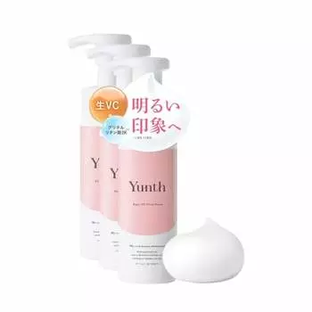 Yunth Raw VC Clear Foam Set of 3 (Face Cleansing Foam/Cosmetics/Skin Care/Pores/Cosmetics/Beauty)