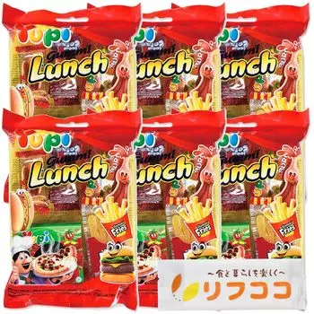 yupi Yupi Lunch Set Gummy 65 г x 6 шт. Burger Gummy Party Gummy