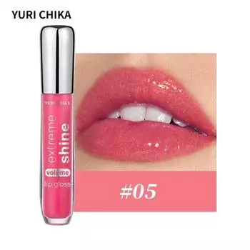 YURI CHIKA Перламутровый увлажняющий бальзам для губ с тонким мерцанием, увлажняющая глазурь для губ