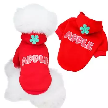 Yuriya Dog Cute Pet Fruit Soft Dog Small Going Hair Loss Cold L Одежда, Толстовка с капюшоном, Одежда, Толстовки, С капюшоном, Легкая, Толстовка, Верхняя одежда,