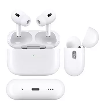 YurKem Air 5 Игровые беспроводные наушники Bluetooth 5.0 с функцией позиционирования по GPS, наушники с функцией смены имени, беспроводная зарядка, гарнитура для iOS и Android белый