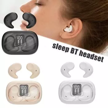 Yurkem Sleep Bluetooth наушники с высоким качеством звука мини-наушники-вкладыши для бокового сна беспроводные наушники для сна белый