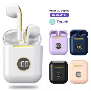 YurKem TWS Bluetooth 5,1 наушники беспроводные игровые наушники стерео наушники водонепроницаемая гарнитура с микрофоном для iOS/Android белый