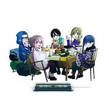 Yuru Camp группа в стиле пикни Рин Сакура Надешико Минами Аой акриловая подставка игрушечная фигурка