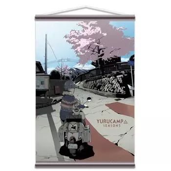 Yuru SEASON3 B2 Tapestry Shima Rin B Camp