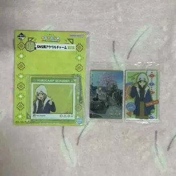 Yurucam Cheil Lottery Kuji Inuyama Aoi Sns Acrylic Keyring H Award Wafer Card