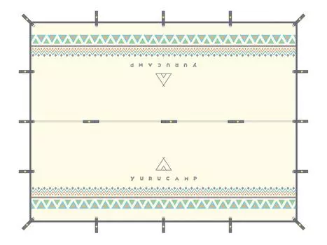 Yurucamp Waterproof Tarp 3m x 4m