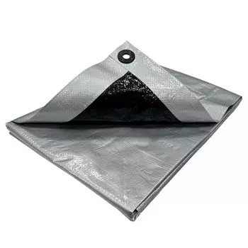 Yutaka Make Sheet x 26SLB202 Reversible Waterproof Bicycle Cover Rain Sheet Material Cover #2500 Silver/Black 1.8m 2.7m