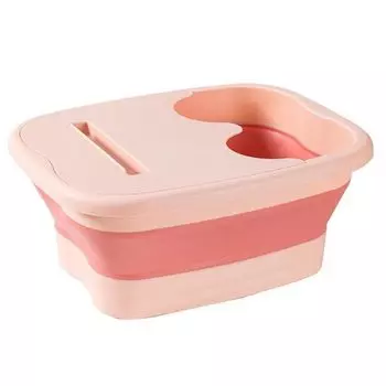 yuusaki Складная ванна для ног Foot Ванна для ног Компактная ванна для ног Foot Home Foot Удобная для переноски ванна, Ведро, Ванна, Ванна, Хранение, Экономия, Ванна, розовый