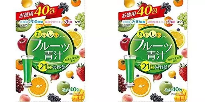Yuwa вкусный фруктовый зеленый сок 40 пакетов (2 куска)