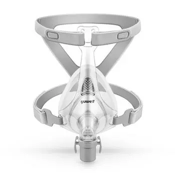 Маски YUWELL YF-01 для СИПАП-терапии, полнолицевая маска для лечения апноэ во сне, маска для рта и носа с головным убором для аппаратов СИПАП для лечения апноэ во сне L