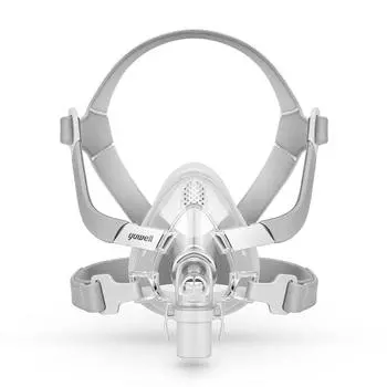 Маски YUWELL YF-02 для СИПАП-терапии, полнолицевая маска для лечения апноэ во сне, маска для рта и носа с головным убором для аппаратов СИПАП для лечения апноэ во сне L