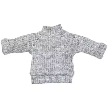 YUYAKESHI OB11 размер костюма Obitsu 11 OB11 свитер водолазка Body9 вязаный свитер топы кукла Obitsu gsc тело зимняя кукольная одежда с длинным рукавом (серый