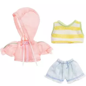 YUYAKESHI Obitsu 11 Одежда OB11 Размер Одежда для тела 11 см Летняя кукла Obitsu GSC P9 Защита от ультрафиолета Солнцезащитная куртка Жилет Брюки Rush Parka Тонкая