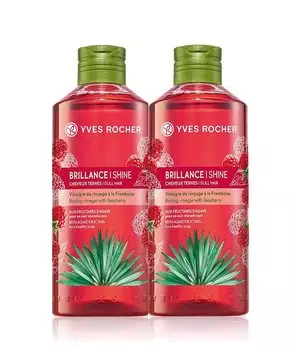 Yves Rocher Малиновый блеск для волос уксус большой емкости 400 мл x 2 НАБОРА [Товар]