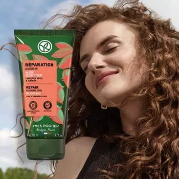 Yves Rocher Жожоба Восстанавливающее Средство 200мл (для очень поврежденных волос)