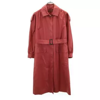 YVES SAINT LAURENT 80s 90s Old Stainless collar coat T9 Red series Women Used
