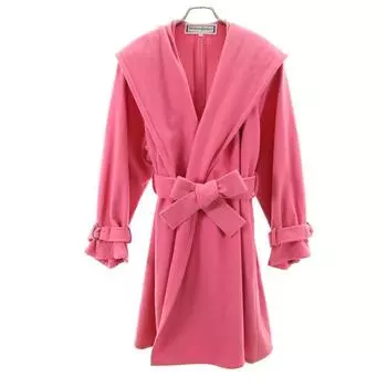 YVES SAINT LAURENT 90s Old Hooded coat M pink Women Used