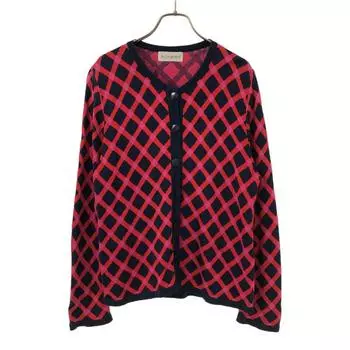 YVES SAINT LAURENT 90s Overall handle Long sleeve knit cardigan Women Used