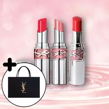 Yves Saint Laurent Love Shine Water Shine Lipstick новый новый продукт + подарочный пакет для покупок, 1 шт., 3,2 г, 209 Pink Desire
