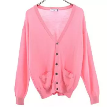 YVES SAINT LAURENT tricots 90s Wool Old Long sleeve V neck cardigan M Men s Used