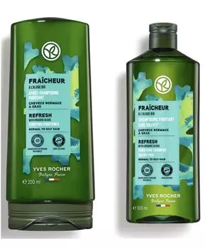 YvesRocher Healthy Scalp Шампунь-кондиционер Pure Refresh по 1 флакону