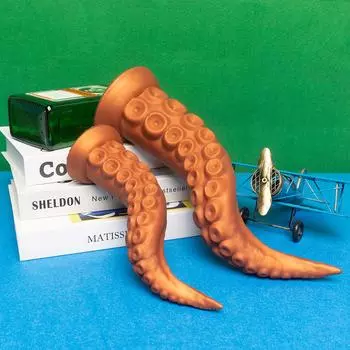 YWZAO Анальная пробка Щупальце Жидкий Силиконовый Присоска G73 Small