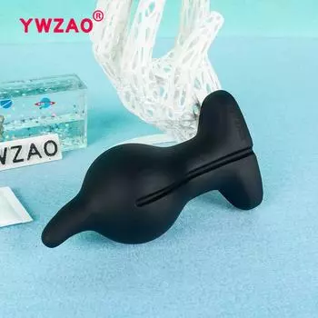 YWZAO Anal Plugs Liquid Silicone Soft Circular For Use Outside G97 M 3.6cm