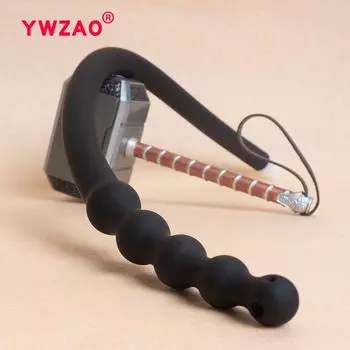 YWZAO Enema Douche Anal Plug Silicone Long 60cm 4 Outlet Hole G55 F