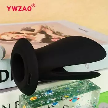 YWZAO Полый анальный плаг силиконовый сжимаемый G87 Small