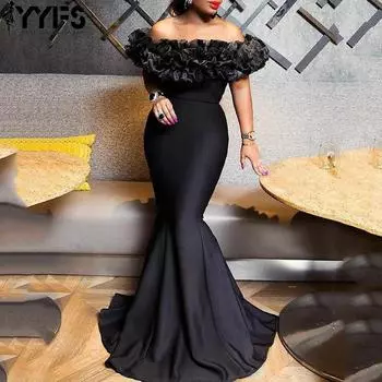 YYFS Women s Fashion Summer Spring Sleeveless High Waist One Shoulder Cocktail & Evening Dresses