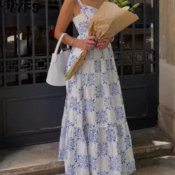 YYFS Женская мода лето весна без рукавов с высокой талией V-образным вырезом коктейльные и вечерние платья S небесно-голубой